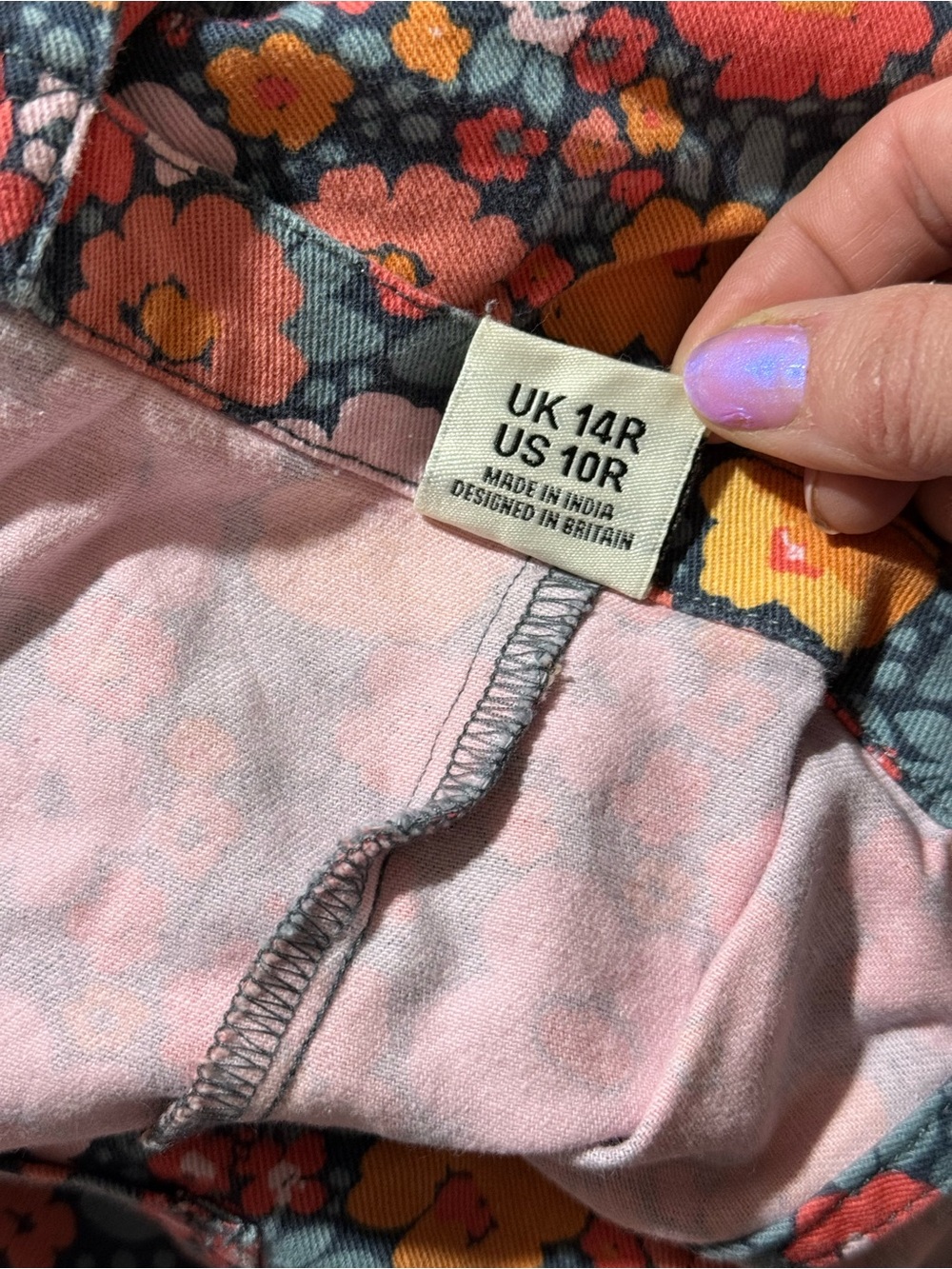 Lucy & Yak Floral Tie-Strap Cotton Overalls - Picture 2 of 2